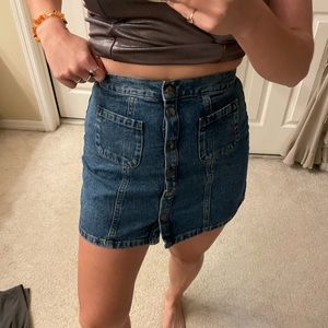 Denim skirt